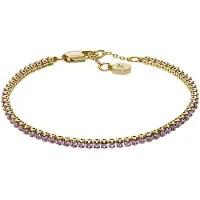 Fossil Bracelet 'ELLIS' or / violet
