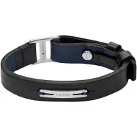 Fossil Bracelet 'MACHINE' bleu nuit / noir
