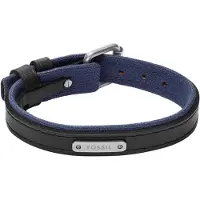 Fossil Everett Armband, (28.20 cm, Acier inoxydable, Cuir)