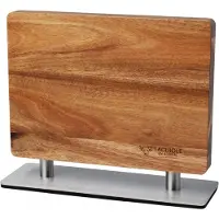 Laguiole En Aubrac Magnetic Knife Block, Acacia Wood, bloc à couteau magnétique