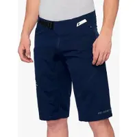100% Hommes, Pantalon de cyclisme, Airmatic Shorts (28), Bleu