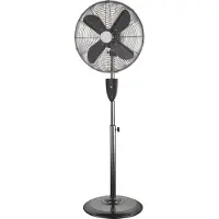 Cooper&Hunter MWP-13M Ventilateur sur pied, indice de vitesse 3, 50 W, oscillation, diamètre 40 cm, noir