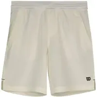 Wilson Pantalon court Team, entrejambe 5 pouces, couleur beige, taille enfant L, couleur beige