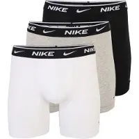 Nike Underwear Boxers gris chiné / noir / blanc