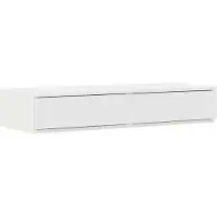 vidaXL Tiroirs de lit Blanc 135 x 36,5 x 16,5 cm Bois d'ingénierie
