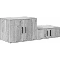 vidaXL Armoire de rangement Sonoma gris 108 x 41 x 40 cm
