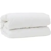 vidaXL Couette avec oreiller 3 pcs blanc microfibre