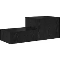 vidaXL Armoire de rangement Chêne noir 103 x 41 x 40 cm