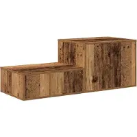 vidaXL Armoire de rangement Bois ancien 118 x 41 x 40 cm