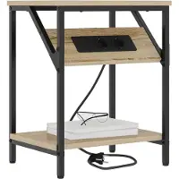 vidaXL Table de chevet Chêne sonoma 38 x 30 x 48 cm Bois d'ingénierie