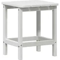 vidaXL Table d'appoint blanche 38 x 38 x 46 cm polyéthylène