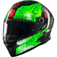 Mt Helmets Stinger 2 Ardent Full Face Helmet Vert,Noir XS