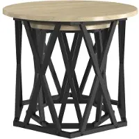 vidaXL Table d'appoint 2 pcs Chêne Sonoma Bois d'ingénierie et acier