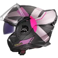 LS2 LS2FF901AdvantXUltraGrisPurple06CasqueModulable Taille XS