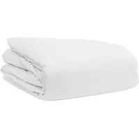 vidaXL Ensemble couette et oreiller 3 pcs Blanc Plume de duvet