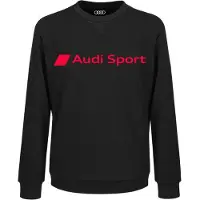 Audi collection Hommes, Pull-over, Audi Sport Herensweater, zwart, L, Noir, (L)