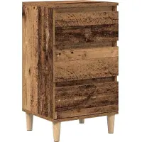vidaXL Cabinet de chevet Bois ancien 40 x 35 x 70 cm Bois d'ingénierie