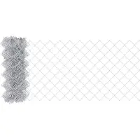 vidaXL Clôture en fil barbelé à fixer au sol, 10 x 0,4 m, acier galvanisé