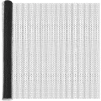 vidaXL Clôture hexagonale avec socle en béton, 25 x 1,4 m, acier revêtu de PVC