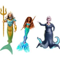 Mattel La petite sirène set de poupées de fées