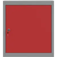 vidaXL Cabinet à Outils avec étagère Rouge et gris 50 x 20 x 55 cm