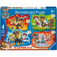 Ravensburger Puzzle 4 Puzzles - Héros À Fourrure - Moins de 10 pièces