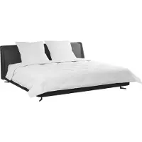 vidaXL Couette d'hiver avec oreiller 3 pcs blanc microfibre