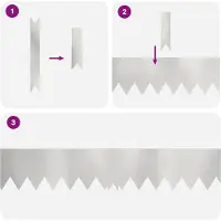 vidaXL Bordure de jardin, 30 pièces, 100 x 0,05 x 15 cm, acier inoxydable, argenté