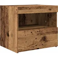 vidaXL Cabinet de chevet Bois ancien 50 x 40 x 45 cm Bois d'ingénierie