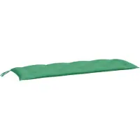 vidaXL Coussin pour banc de jardin Vert 150x50x7 cm Tissu Oxford
