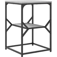 vidaXL Table d'appoint gris Sonoma 41 x 40 x 60 cm