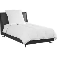 vidaXL Couverture d'été avec oreiller 2 pcs Blanc Plume de duvet