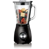 Ginza.se Blender 1,5L pichet en verre 500W noir mat -