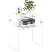 Vevor Table d'appoint en acrylique