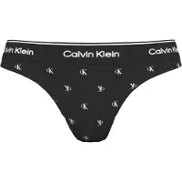 Calvin Klein Underwear String noir / blanc