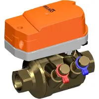Belimo PI Vanne De Zone Rp3/4 Kvs0.98 24VAC/DC Cas De Défaillance 75s 2-10V 1Nm IP40 Borne Ports De Mesure C220QPT-F/CQK24A-SR-T