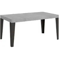 Itamoby Table Extensible 130/390X90 Cm Flame Premium Pieds Béton Anthracite