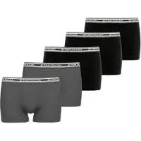 Tom Tailor Boxers gris foncé / noir