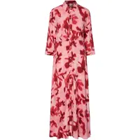 Y.A.S Robe-chemise 'YASSavanna' mauve / rouge foncé