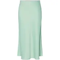 Y.A.S Pella High Waist Midi Skirt Vert S Femme