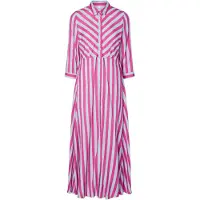 Y.A.S Savanna 3/4 Sleeve Long Dress Rose M Femme