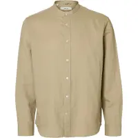 Selected Chemise 'SLHClay' beige foncé