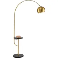 Perenz Tableau - Lampadaire Led En Laiton Bruni 1Xe27 Max 60W, H.192 Cm, Hauteur Réglable À 180 -