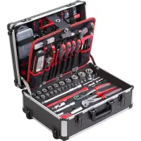 Meister Chariot à outils Meister 230 pièces - La solution ultime de stockage pour bricolage et matériel