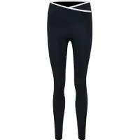 Hummel Pantalon de sport noir / blanc