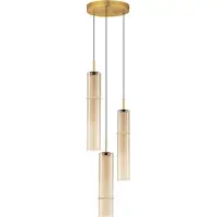 Lyora Suspension unique Sano Or 3 lumières