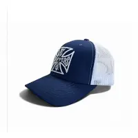 West Coast Choppers Og Cross Cap Bleu