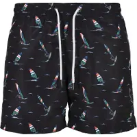 Urban Classics Shorts de bain bleu / vert / rouge clair / noir / blanc