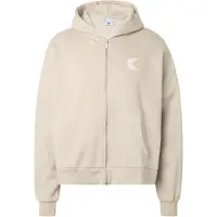 Karl kani Veste de survêtement crème / blanc