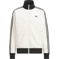 Adidas Veste de survêtement 'Classic' noir / blanc cassé
